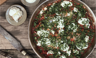 Mandy Hall's Shakshuka with Goat Curd